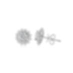 Diamond earrings front and side view and are sold by Ragazza diamond the best natural and lab grown diamond jewelry store.